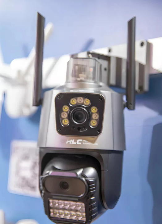 Cámara de Seguridad Doble Lente + Sirena | Visión Nocturna | Mara Shop Ve