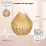 ZenWood Mist 200: Humidificador Tipo Madera | Mara Shop