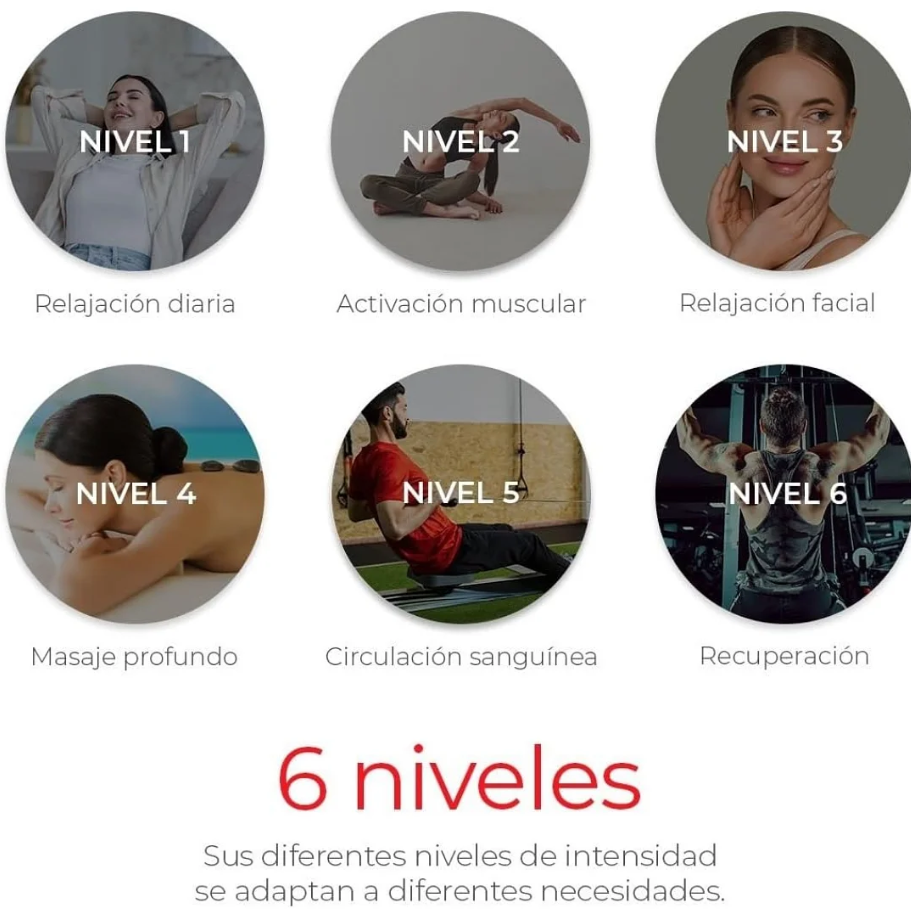 ForceRelief G6: Pistola de Masaje Profesional