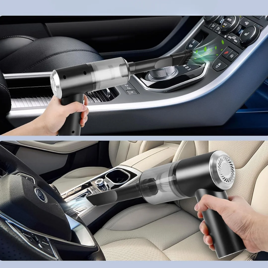 CycloneDust 3-in-1: Mini Aspiradora Inalámbrica