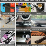 CycloneDust 3-in-1: Mini Aspiradora Inalámbrica