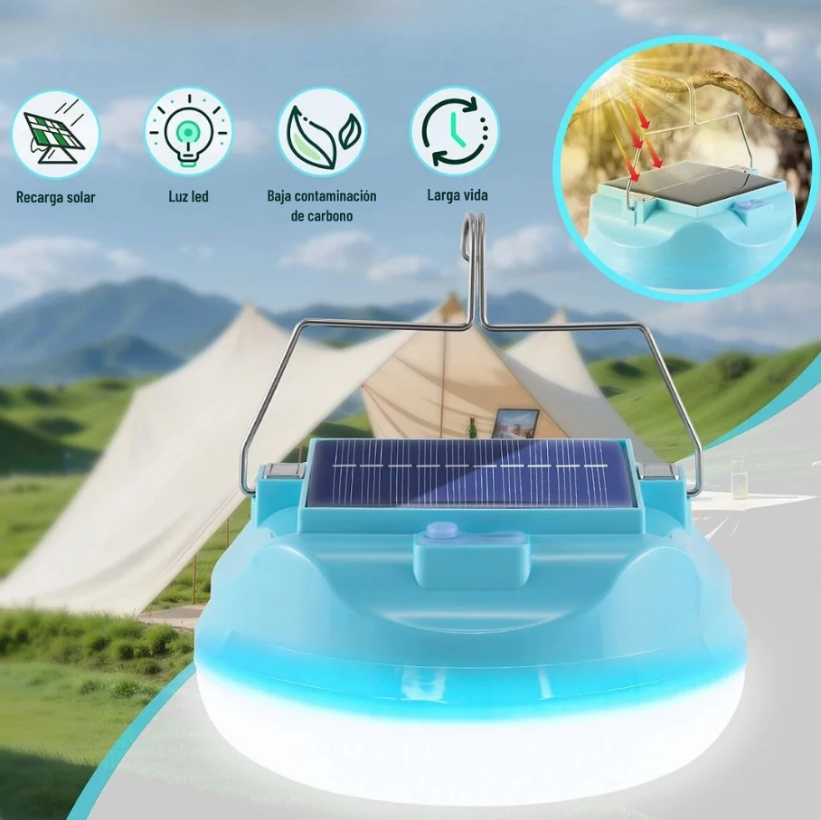 SolarTitan 200W: Bombillo Solar de Alta Potencia