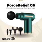 ForceRelief G6: Pistola de Masaje Profesional