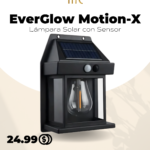 EverGlow Motion-X: Lámpara Solar con Sensor | Mara Shop
