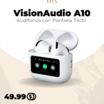 VisionAudio A10: Audífonos con Pantalla Táctil | Mara Shop
