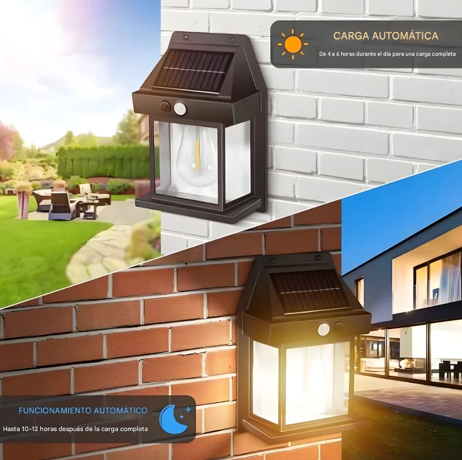 EverGlow Motion-X: Lámpara Solar con Sensor | Mara Shop