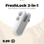FreshLock 2-in-1: Mini Sellador de Bolsas Recargable | Mara Shop