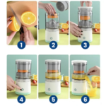 JuiceGo 360™: Exprimidor Eléctrico Automático USB | Mara Shop