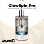 GlowSpin Pro: Limpiador Eléctrico de Brochas USB | Mara Shop